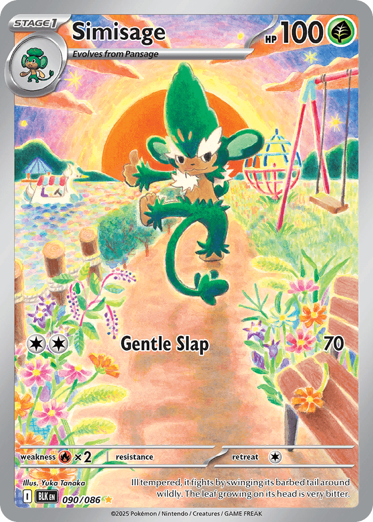 Simisage, kortbilde fra pokemontcg.io