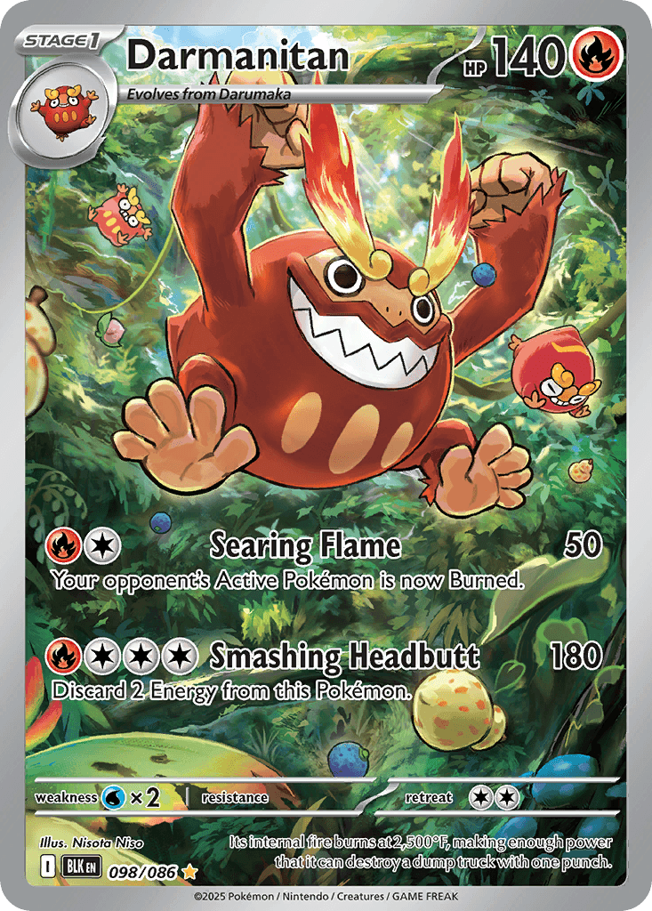 Darmanitan, kortbilde fra pokemontcg.io