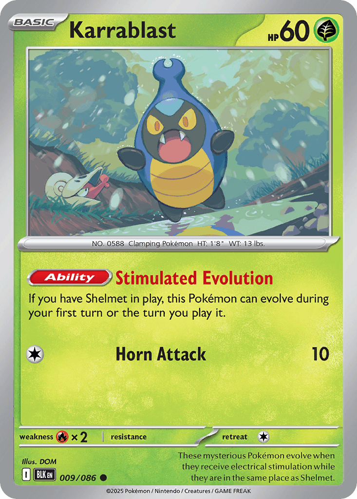 Karrablast, kortbilde fra pokemontcg.io