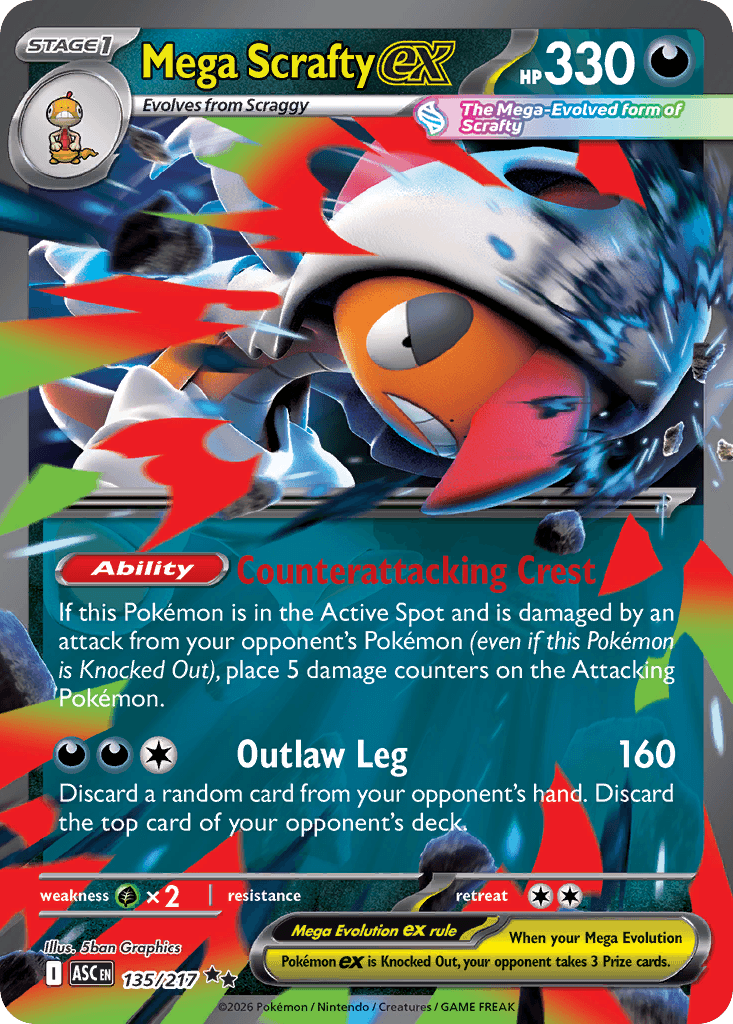 Mega Scrafty ex, kortbilde fra Scrydex