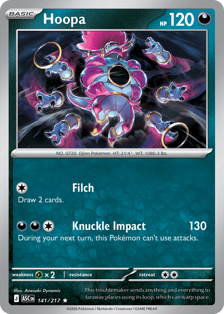 Hoopa, kortbilde fra Scrydex