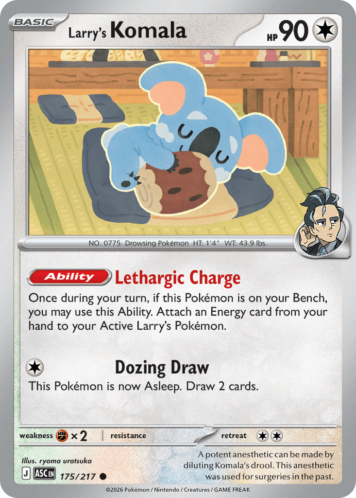 Larry's Komala, kortbilde fra Scrydex