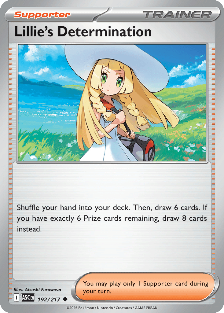 Lillie's Determination, kortbilde fra Scrydex
