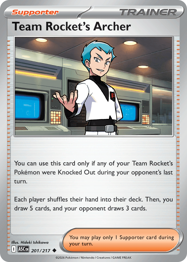 Team Rocket's Archer, kortbilde fra Scrydex