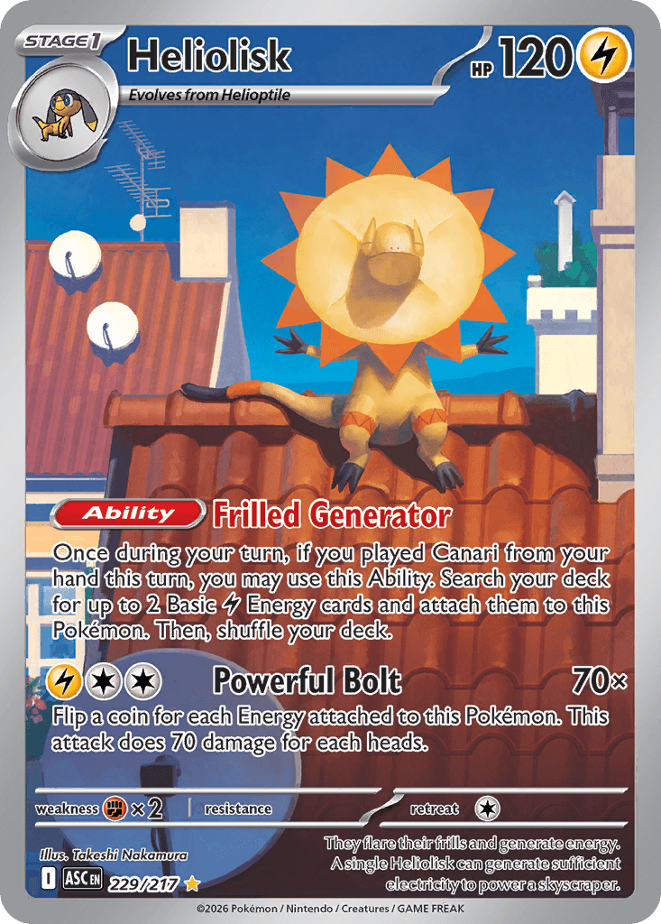 Heliolisk, kortbilde fra Scrydex