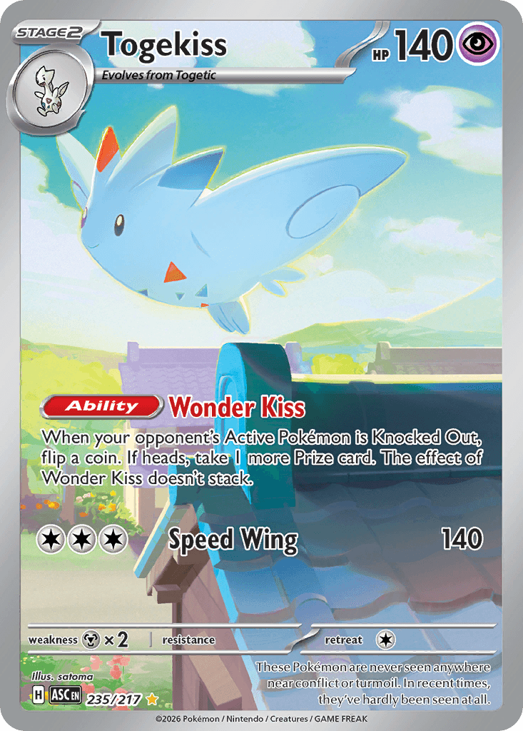 Togekiss, kortbilde fra Scrydex