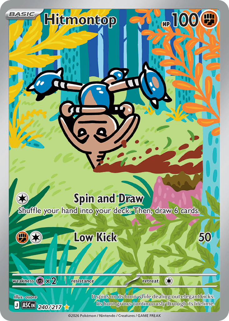 Hitmontop, kortbilde fra Scrydex