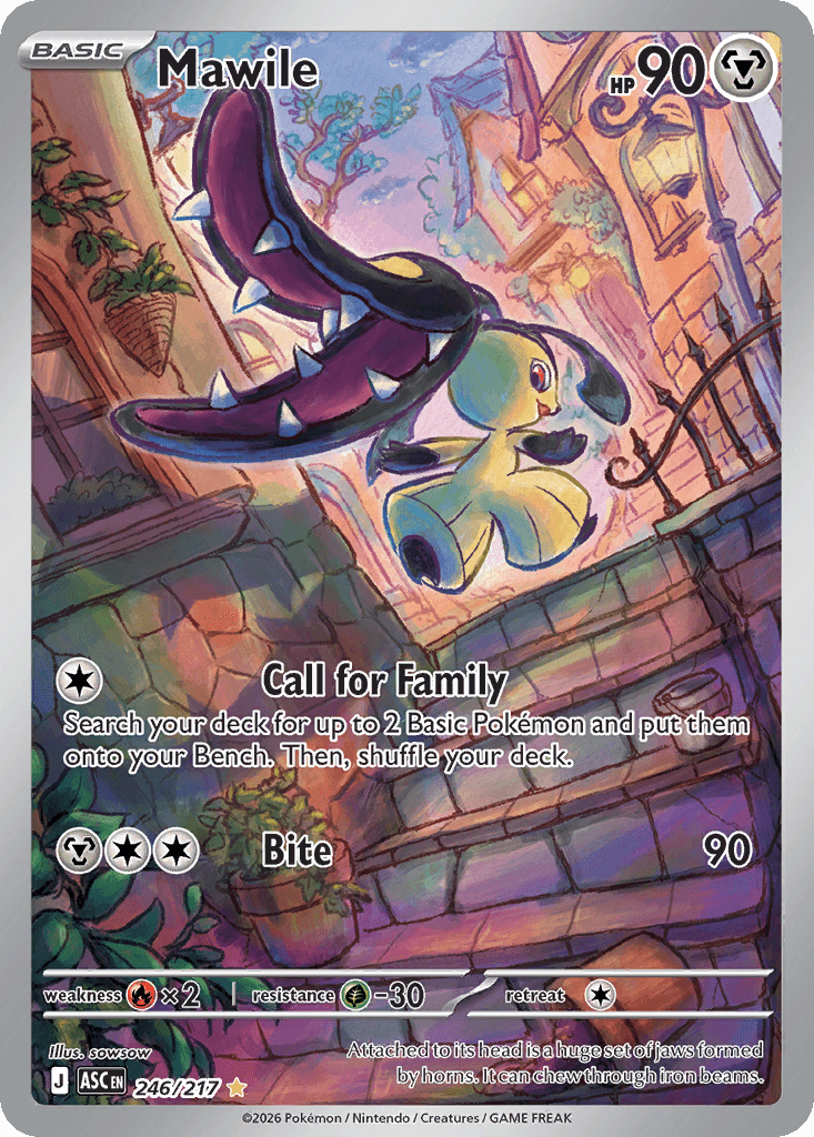 Mawile, kortbilde fra Scrydex