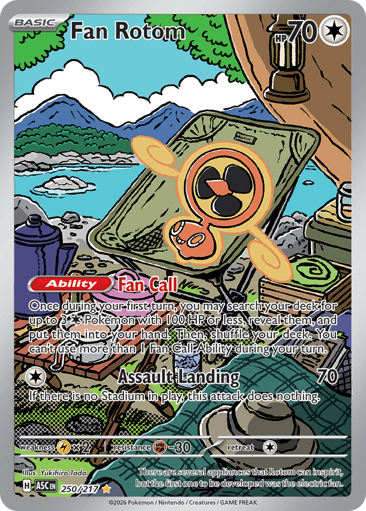Fan Rotom, kortbilde fra Scrydex