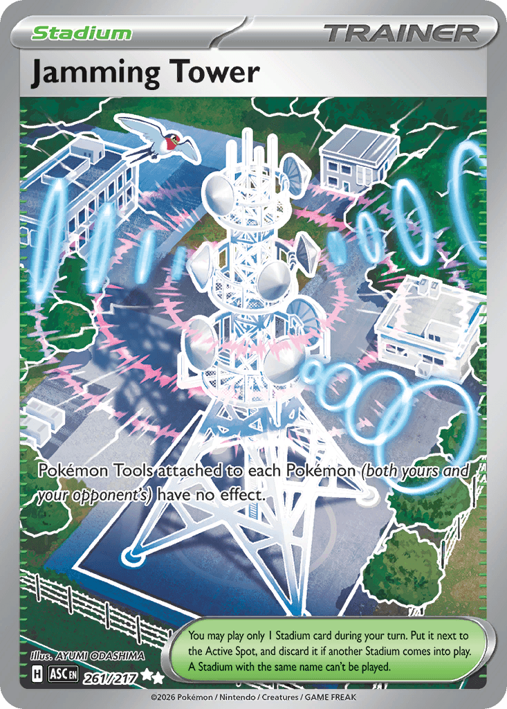 Jamming Tower, kortbilde fra Scrydex