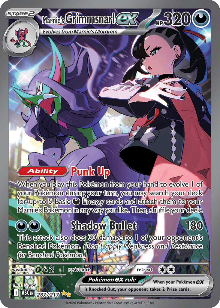 Marnie's Grimmsnarl ex, kortbilde fra Scrydex