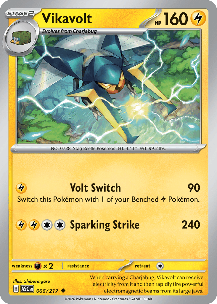 Vikavolt, kortbilde fra Scrydex