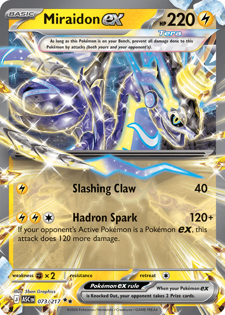 Miraidon ex, kortbilde fra Scrydex