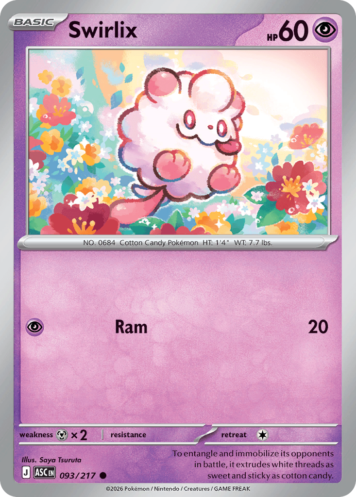 Swirlix, kortbilde fra Scrydex