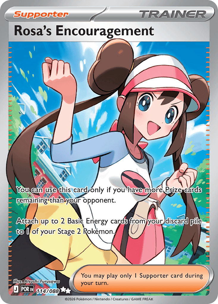 Rosa's Encouragement, kortbilde fra Scrydex