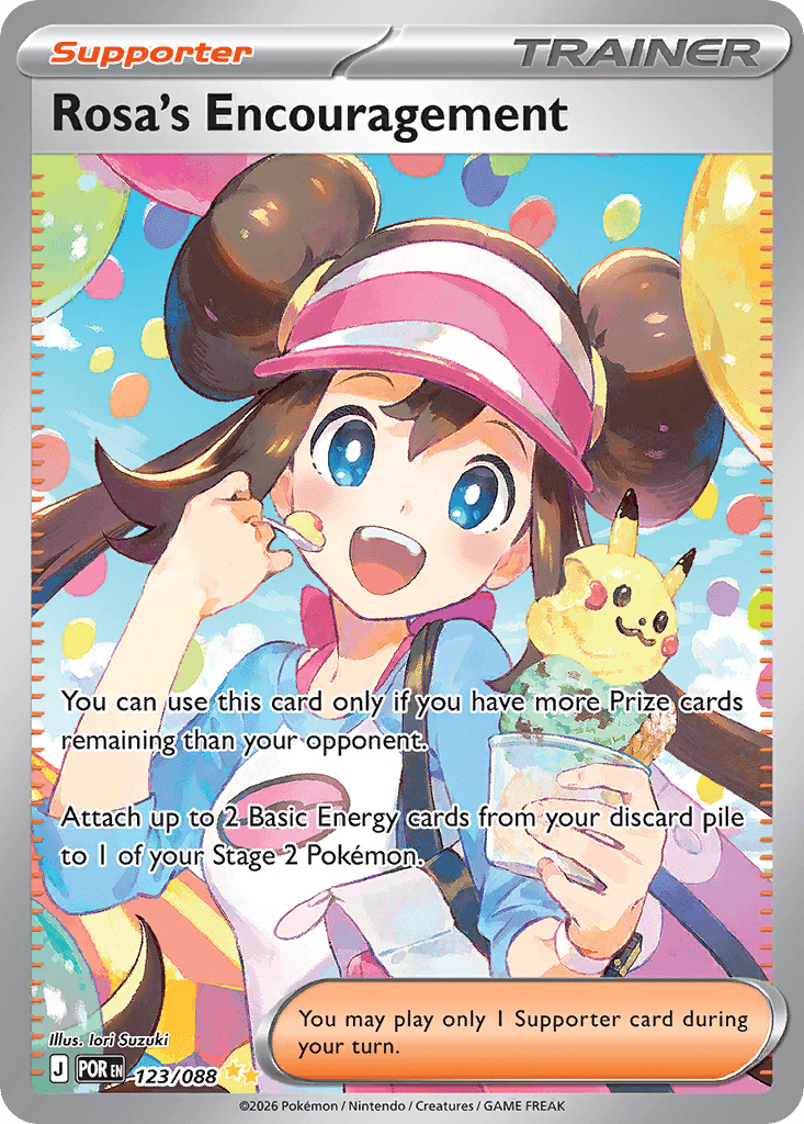 Rosa's Encouragement, kortbilde fra Scrydex