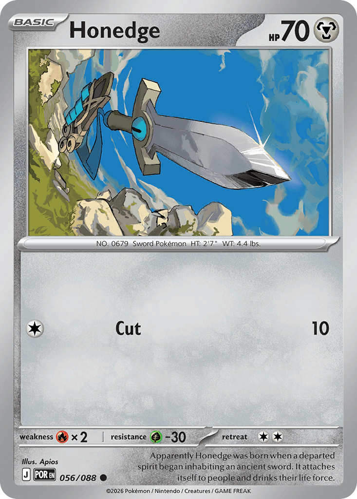 Honedge, kortbilde fra Scrydex