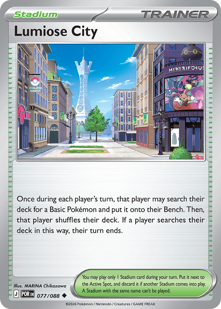 Lumiose City, kortbilde fra Scrydex