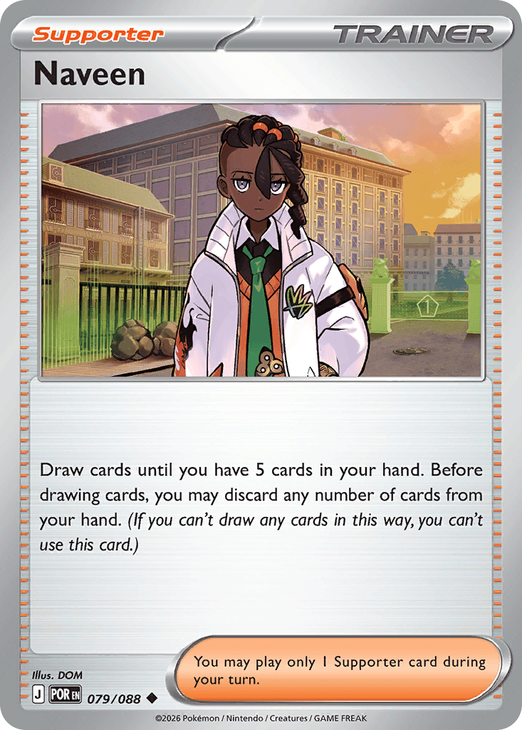 Naveen, kortbilde fra Scrydex