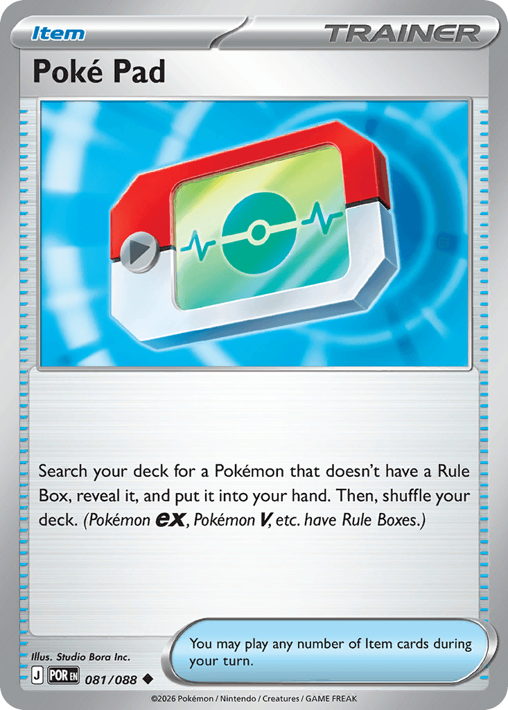 Poké Pad, kortbilde fra Scrydex