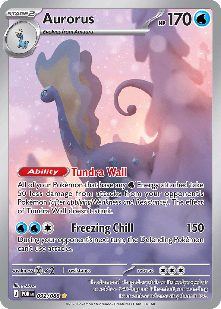 Aurorus, kortbilde fra Scrydex