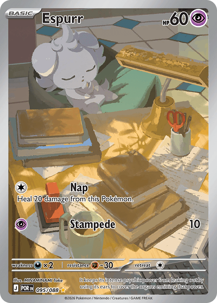 Espurr, kortbilde fra Scrydex