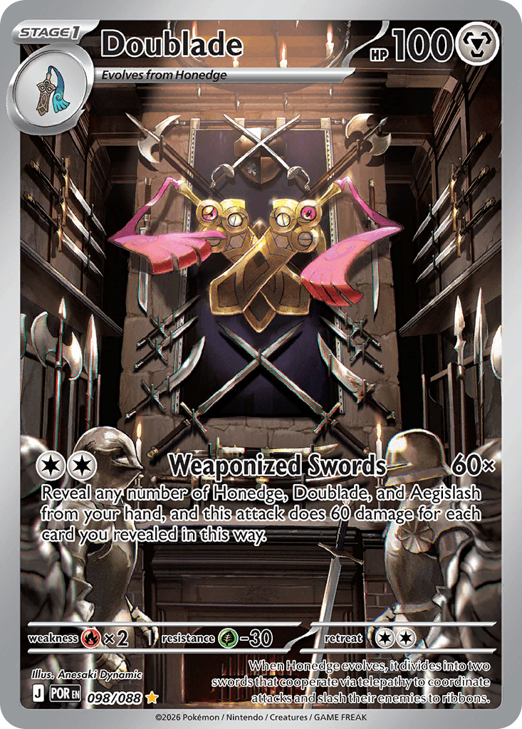 Doublade, kortbilde fra Scrydex