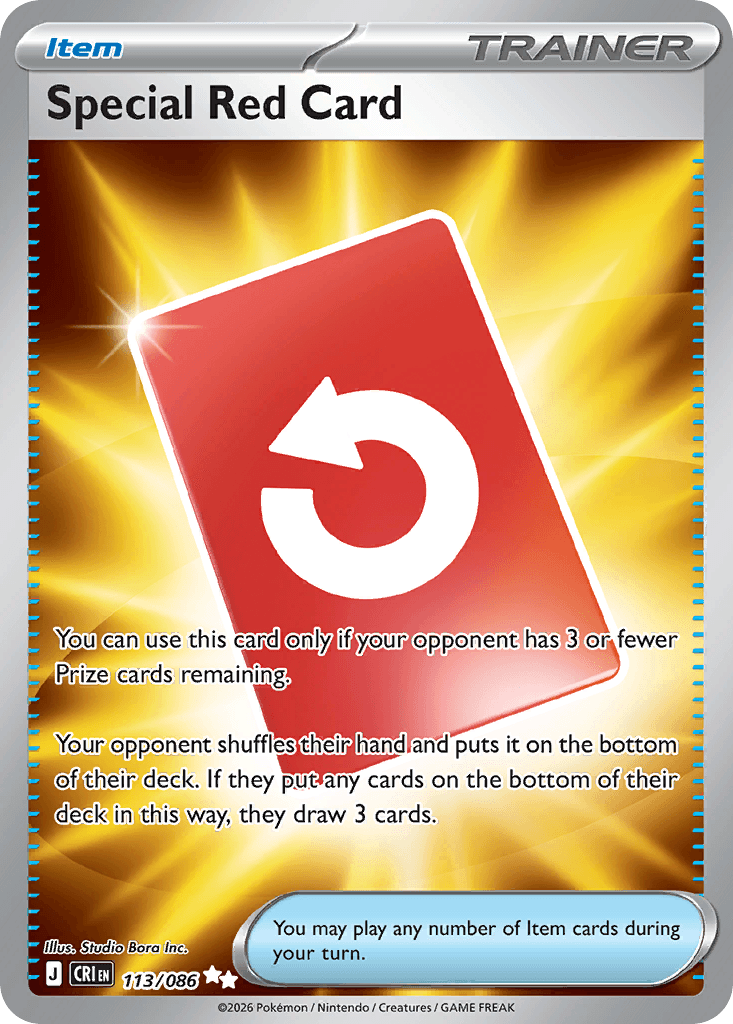 Special Red Card, kortbilde fra Scrydex