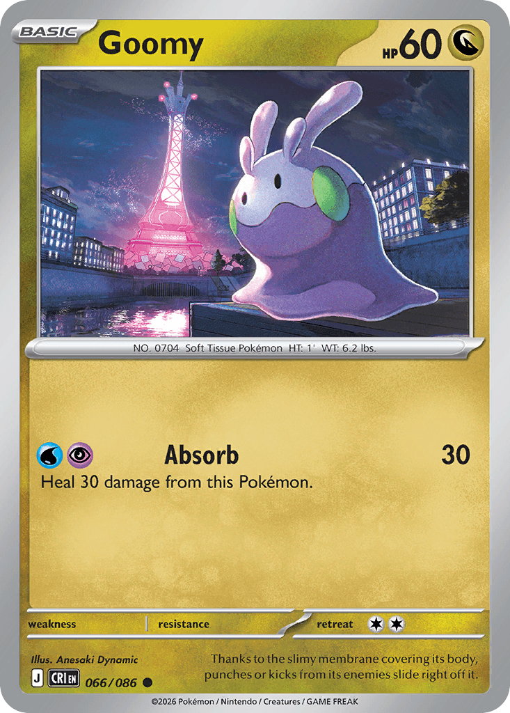 Goomy, kortbilde fra Scrydex