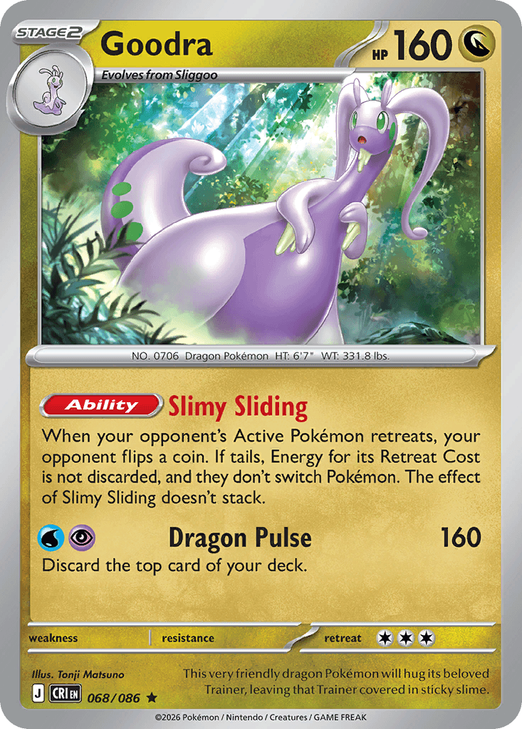 Goodra, kortbilde fra Scrydex