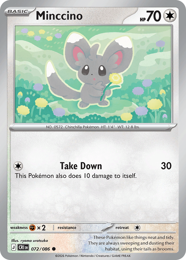 Minccino, kortbilde fra Scrydex