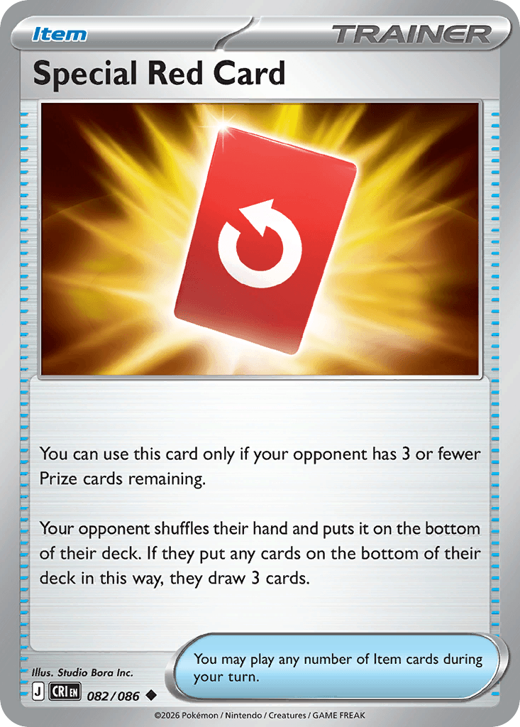 Special Red Card, kortbilde fra Scrydex