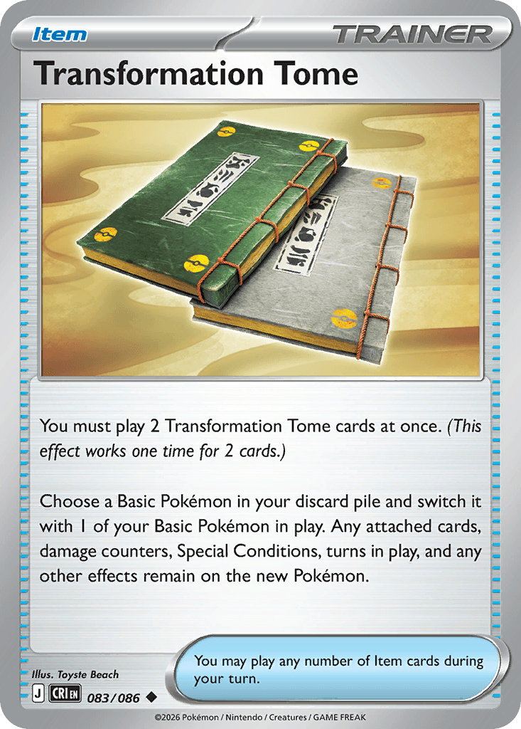 Transformation Tome, kortbilde fra Scrydex
