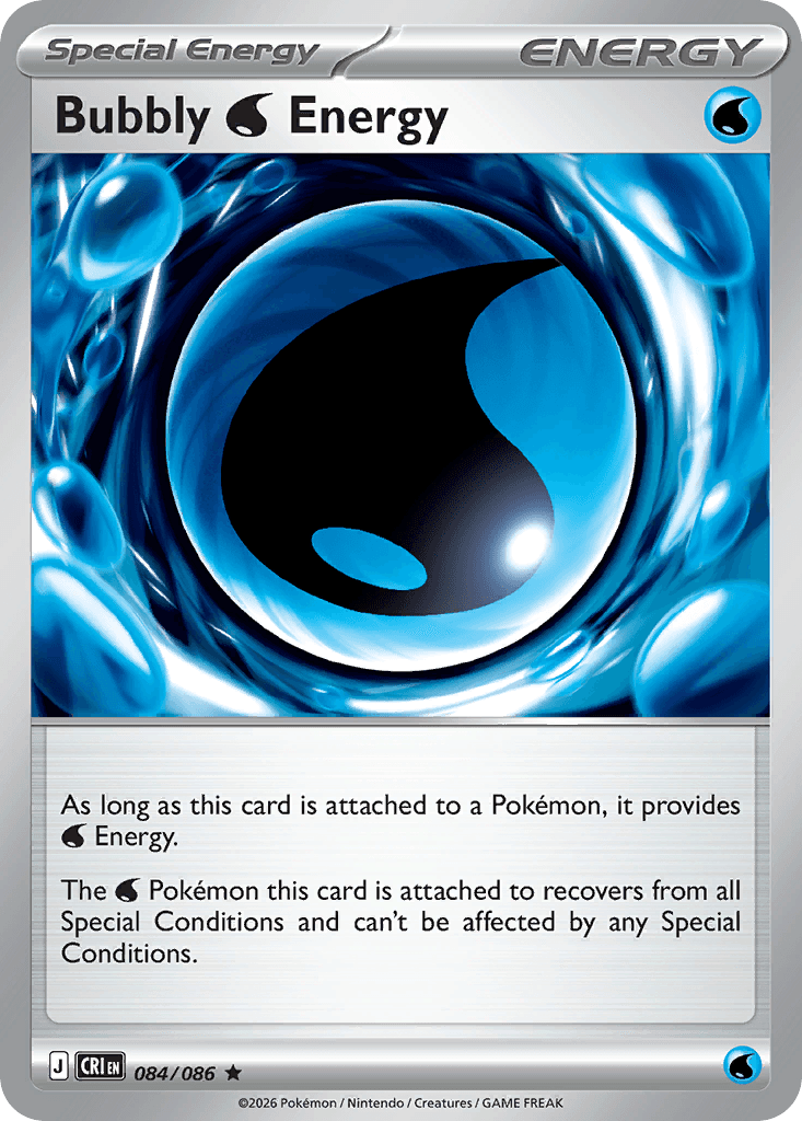 Bubbly Water Energy, kortbilde fra Scrydex