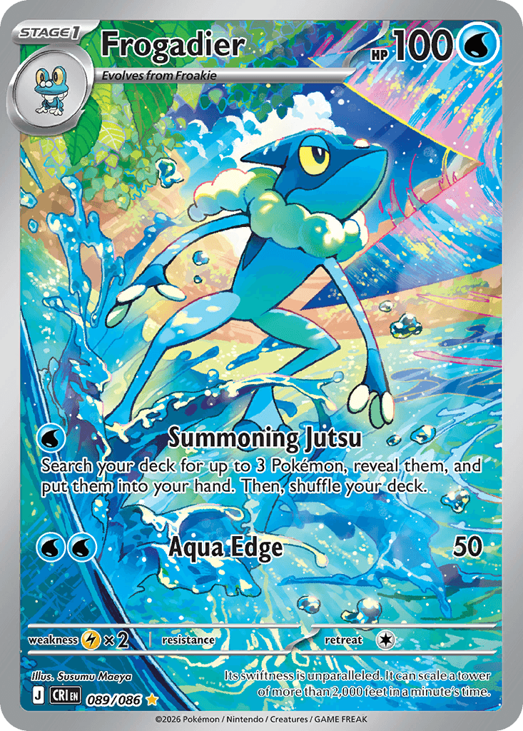 Frogadier, kortbilde fra Scrydex