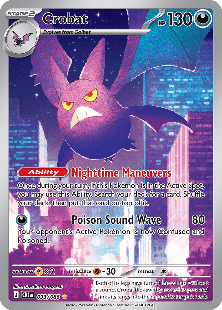 Crobat, kortbilde fra Scrydex