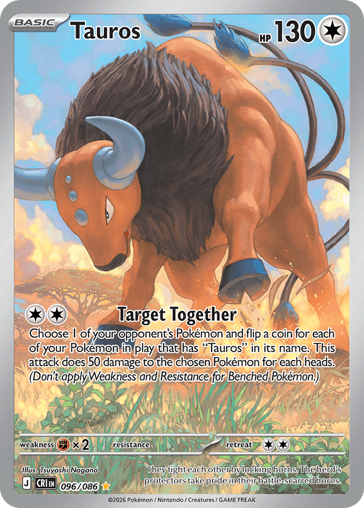 Tauros, kortbilde fra Scrydex