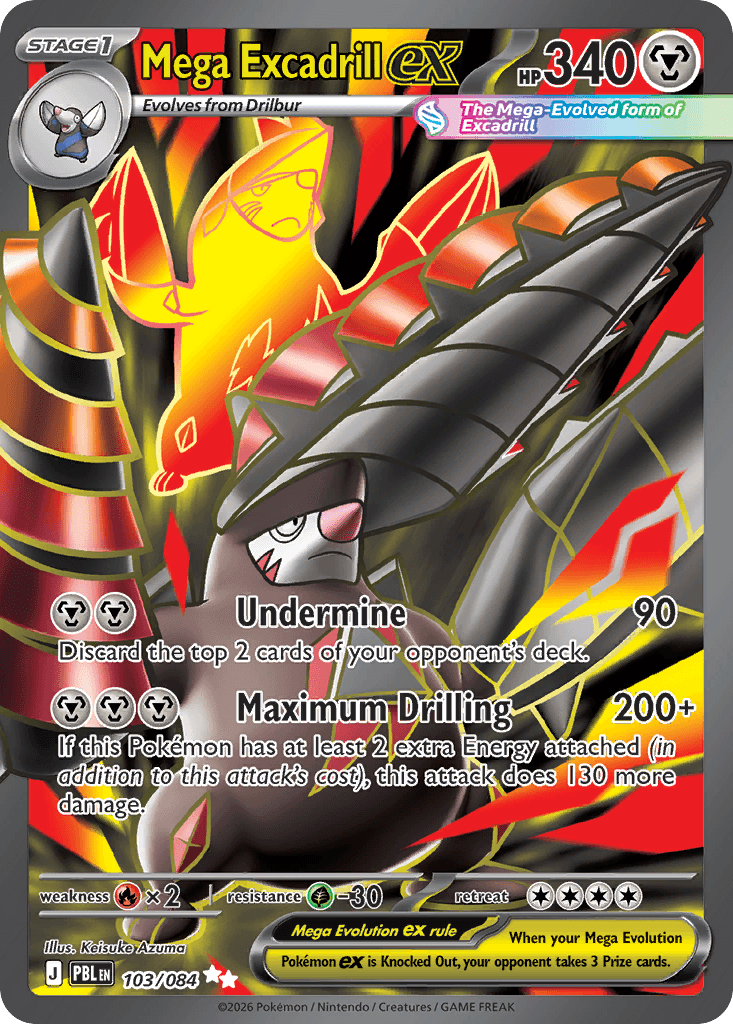Mega Excadrill ex, kortbilde fra Scrydex
