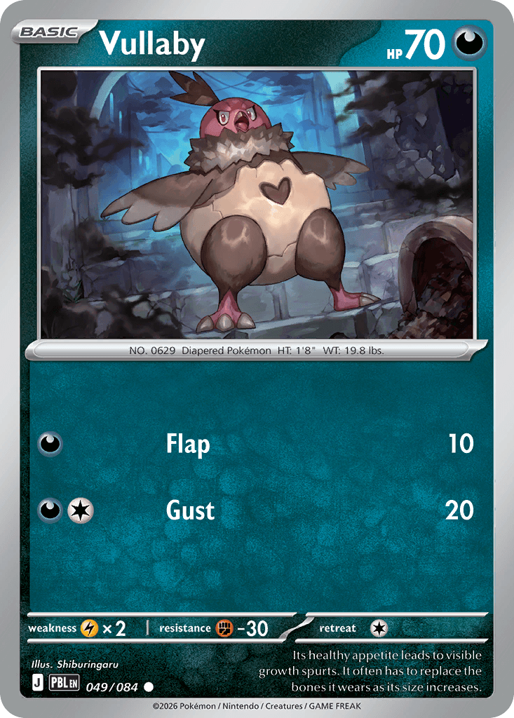 Vullaby, kortbilde fra Scrydex