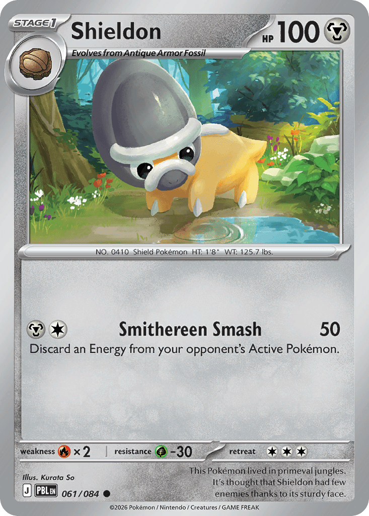 Shieldon, kortbilde fra Scrydex