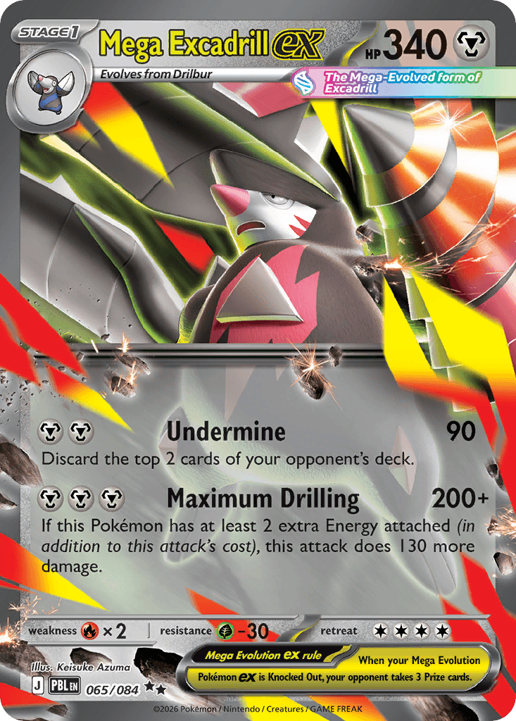 Mega Excadrill ex, kortbilde fra Scrydex