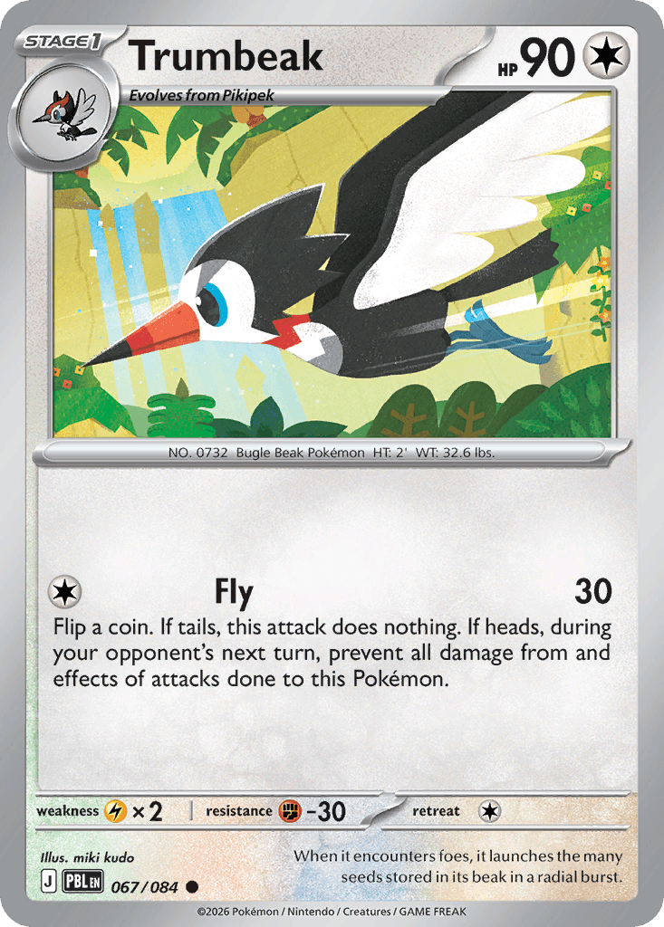 Trumbeak, kortbilde fra Scrydex