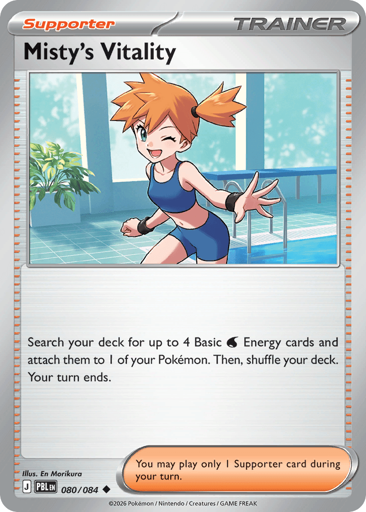 Misty's Vitality, kortbilde fra Scrydex