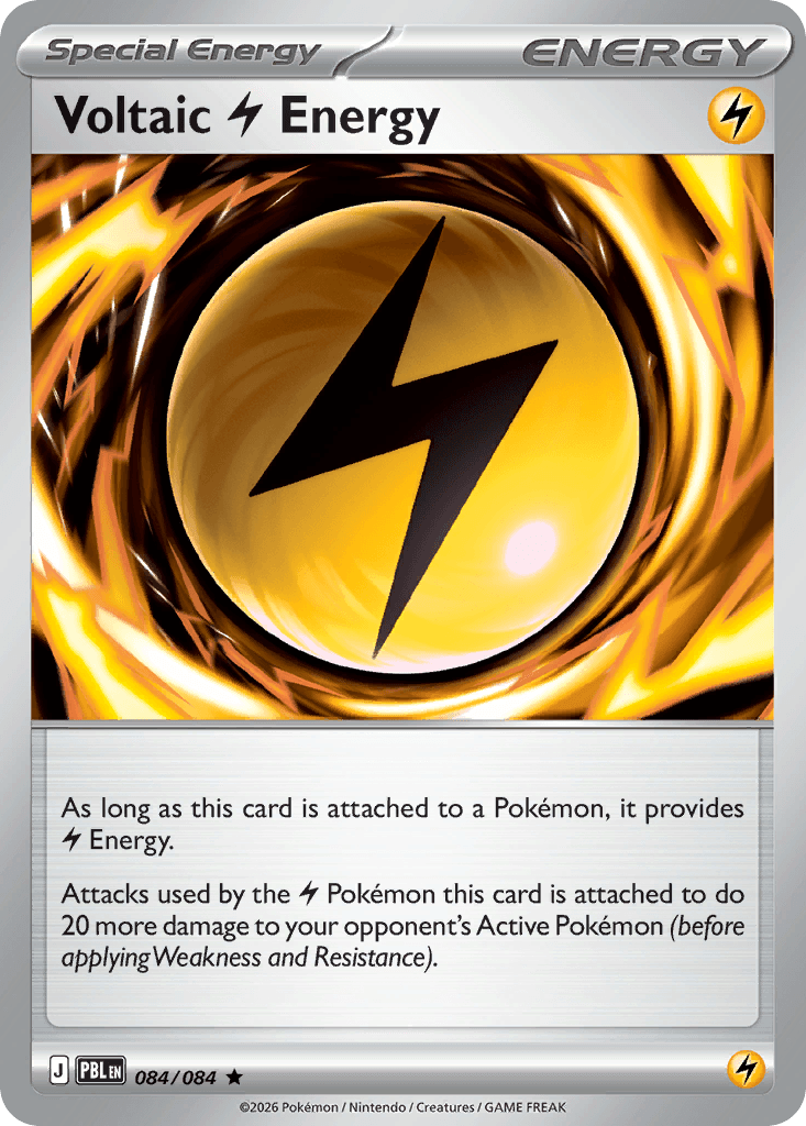 Voltaic Lightning Energy, kortbilde fra Scrydex