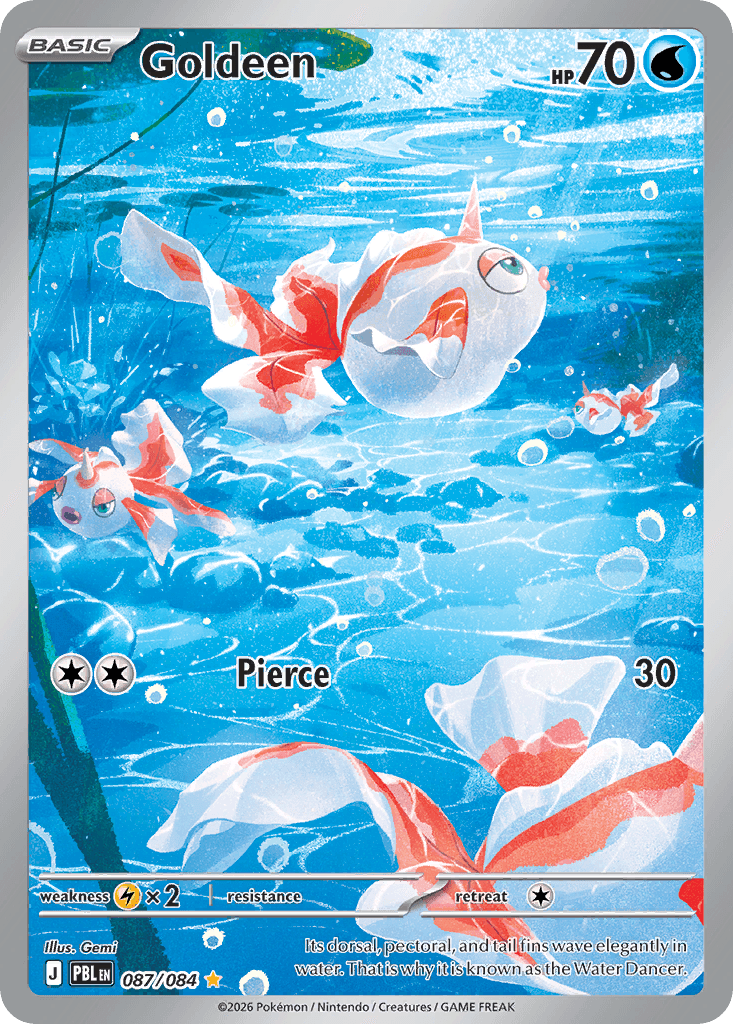Goldeen, kortbilde fra Scrydex