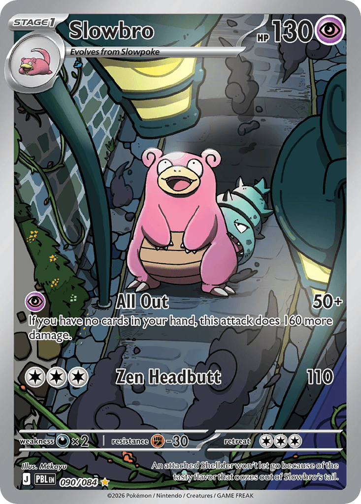 Slowbro, kortbilde fra Scrydex