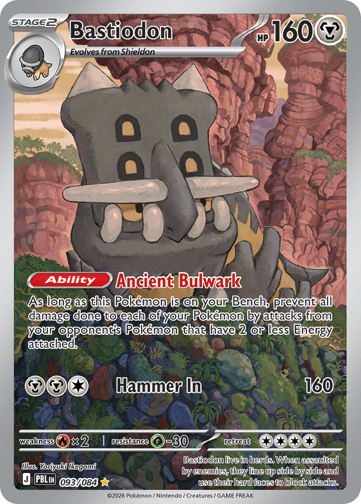 Bastiodon, kortbilde fra Scrydex