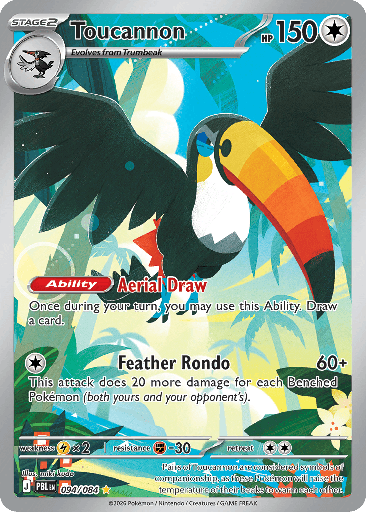 Toucannon, kortbilde fra Scrydex