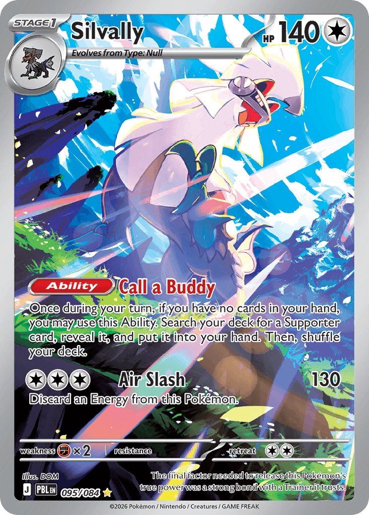 Silvally, kortbilde fra Scrydex