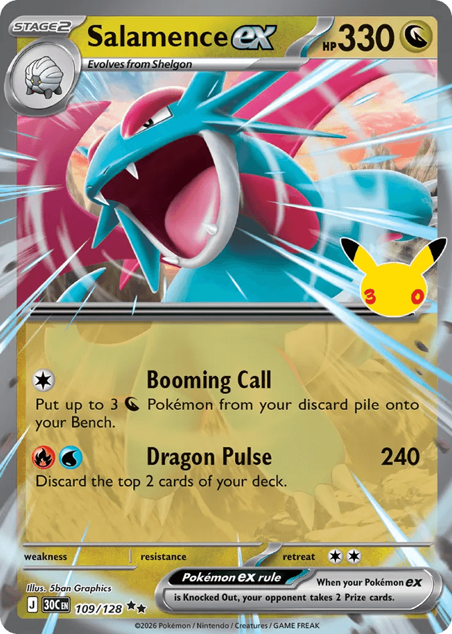 Salamence ex, kortbilde fra Scrydex